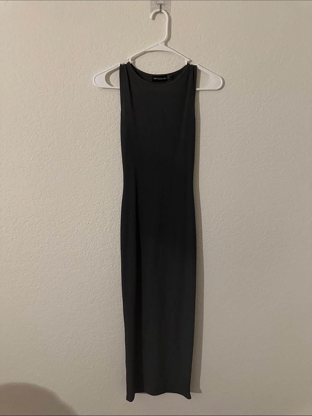 PrettyLittleThing Black Sleeveless Maxi Dress